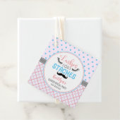 「まばたき」とモダンいう男女のパーティー フェイバータグ (インサイチュ)