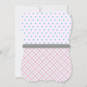 「まばたき」とモダンいう男女のパーティー 招待状 (裏面)