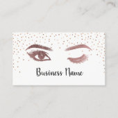 まばたき&ブロウズメイクアップアーティストバラ金ゴールドロイヤリティ ロイヤリティカード (正面)