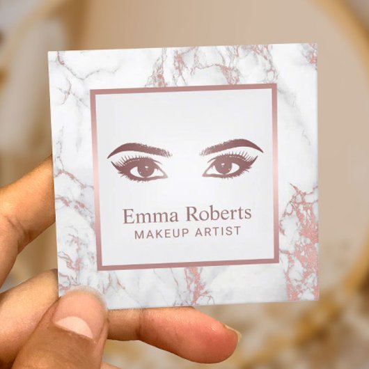 まばたき&ブロウズメイクアップアーティストマーブルアポイントメント 予約カード