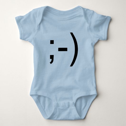 まばたき ベビーボディスーツ (正面)
