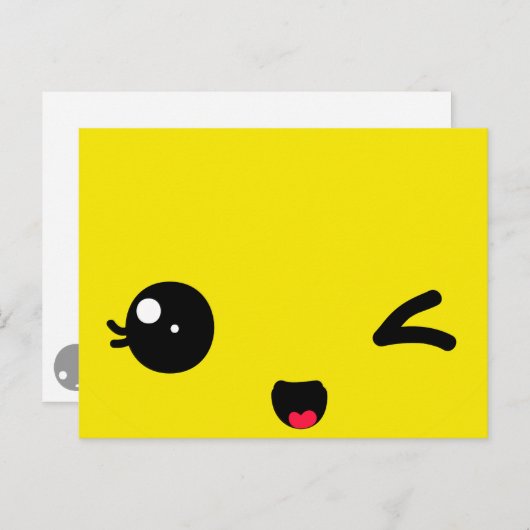 まばたき ポストカード (正面/裏面)