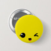 まばたき 缶バッジ (正面&裏面)