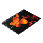 まばゆいオーキッドノート ノートブック (左側)