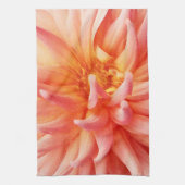 まばゆいダリアフラワー キッチンタオル (縦)