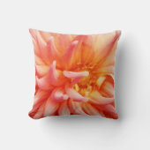 まばゆいダリアフラワー クッション (正面)