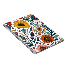 まばゆいデイジー喜び：フローラファッション お気に入りの ノートブック