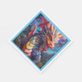 まばゆいドラゴン スタンダードランチョンナプキン (角)