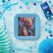 まばゆいドラゴン ペーパープレート (パーティー)