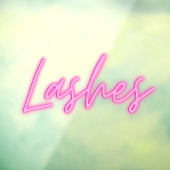 まばゆいネオン標識スタイルが離れない ウィンドウサイン (シート3)