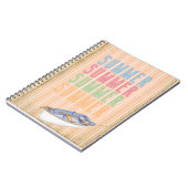 まばゆい夏の雰囲気 ノートブック (左側)