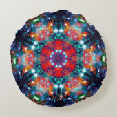 まばゆい恒星のカライド丸い枕 ラウンドクッション (裏面)