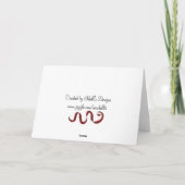 まばゆい木の装飾 シーズンカード (裏面)