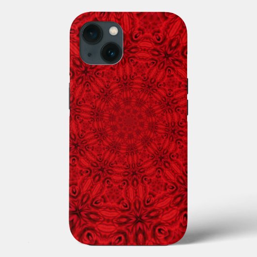 まばゆい渦巻く赤い模様 Case-Mate iPhoneケース (裏面)