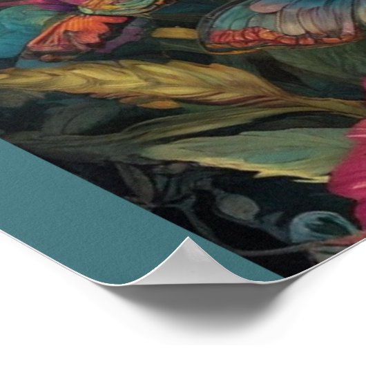 まばゆい砂糖スカルアート:死んだ喜びの日 ポスター (角)