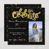 まばゆい祝斑点を出そう 招待状 (正面/裏面)