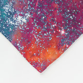 まばゆい禅ロータス フリースブランケット (角)