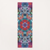 まばゆい禅蓮の星空 ヨガマット (正面)