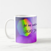まばゆい紫ジェネサワコイ コーヒーマグカップ (左)