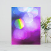 まばゆい紫色のブルーブライトスクラップブック紙シート (スタンド正面)