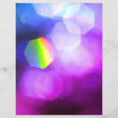 まばゆい紫色のブルーブライトスクラップブック紙シート (正面)