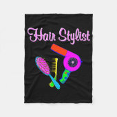 まばゆい美容師ティーとギフト フリースブランケット (正面)
