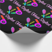 まばゆい美容師ティーとギフト ラッピングペーパー (角)