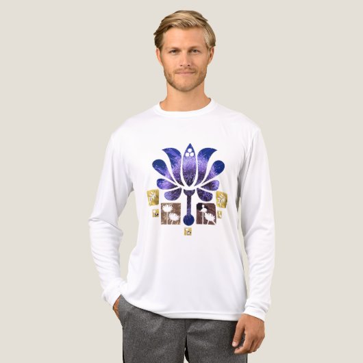 まばゆい花のファッション トライブレンドＴシャツ (正面全体)