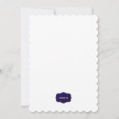 まばゆい花招待状 招待状 (裏面)