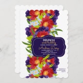 まばゆい花招待状 招待状 (正面/裏面)