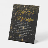 まばゆい葬儀詩のサイン 台座サイン (正面)