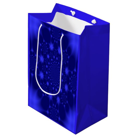 まばゆい青 ミディアムペーパーバッグ (正面アングル)