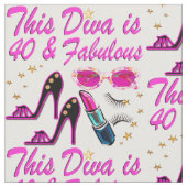 まばゆい40THディヴァ ファブリック (クローズアップ)