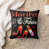 まばゆい50と素晴らしいパーソナライズされた枕 クッション (ブランケット)