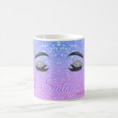 まばゆとブロウズスタジオスパークルグリッター グラデーション コーヒーマグカップ (中央)