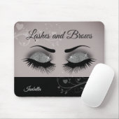 まばゆと眉 – スモークグレー マウスパッド (マウス)