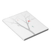 まばらなクリスマスツリー ノートパッド (アングル)