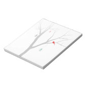 まばらなクリスマスツリー ノートパッド (回転)