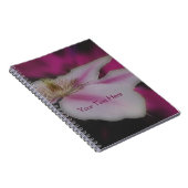 まぶしいクレマチスフラワー自然 ノートブック (右側)