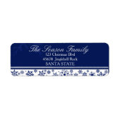 まぶしいフレークホリデイ住所 シール (正面)