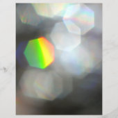 まぶしいレインボープリズムグレースクラップブック紙シート (正面)