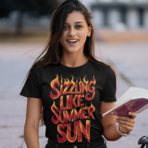まぶしい夏の太陽 Tシャツ