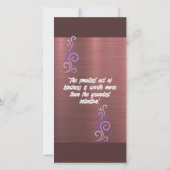 「まぶしい感謝してい」 サンキューカード (裏面)