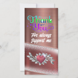 「まぶしい感謝してい」 サンキューカード