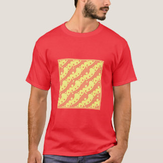 まぶしい抽象カラフルパターン Tシャツ