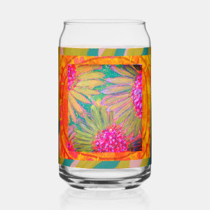まぶしい抽象芸術飲みガラス ガラス缶