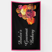 まぶしい暖かい積み重ねマフィン  横断幕 (縦)