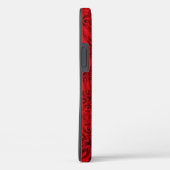 まぶしい渦巻きの赤いパターン Case-Mate iPhoneケース (裏面 / 右)