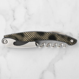 まぶしい穴の上の勾配ストライプセピア狭い ソムリエナイフ