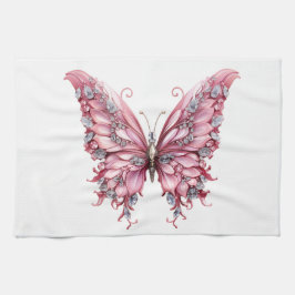 まぶしい蝶 キッチンタオル